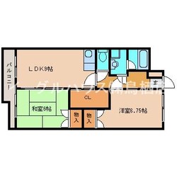 厚花第2ビルの物件間取画像